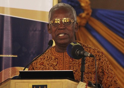 Kojo Yankah, Founder, African University College of Communications, speaking at the event